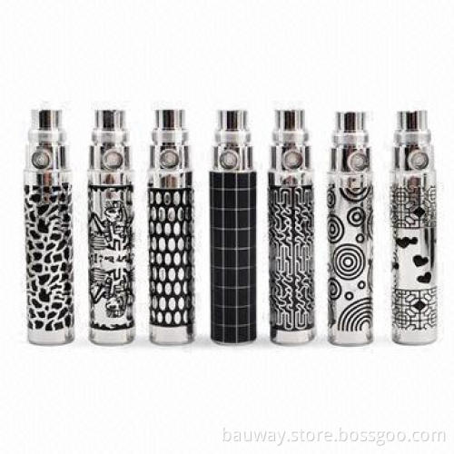 Electronic Cigarette Batteries, 650/1,100mAh Capacity